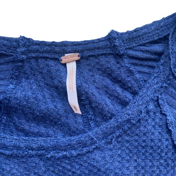 Free People Ventura Thermal Heathered Navy - Picture 4 of 5